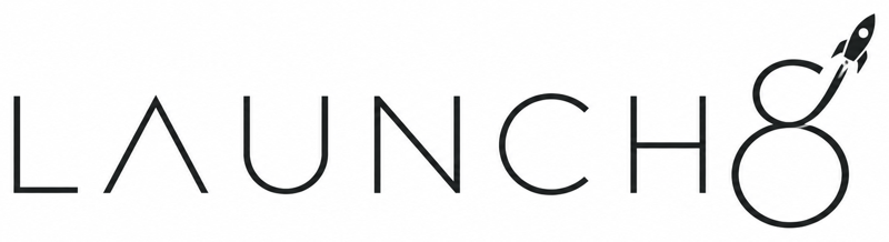 Launch8 rocket logo